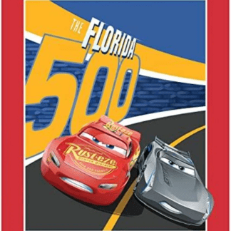 Disney Cars 3 Panel Cotton Fabric