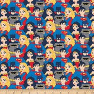DC Comic Justice League Cotton Fabric