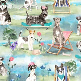 A Dog's Life Cotton Fabric