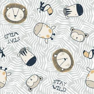 Handmade Placemat Or Table Runner Stay Wild A Head of the Wild