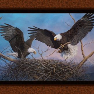 Power And Promise Eagle Panel Cotton Fabric