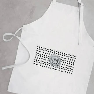 Succulent Polk-A-Dot Apron