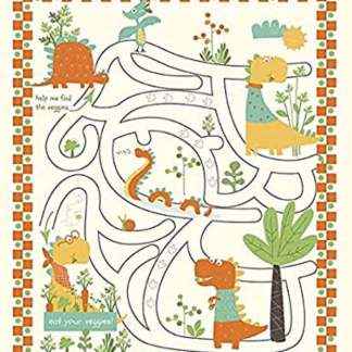 Handmade Tapestry "Eat Your Veggies Maze Playmat”