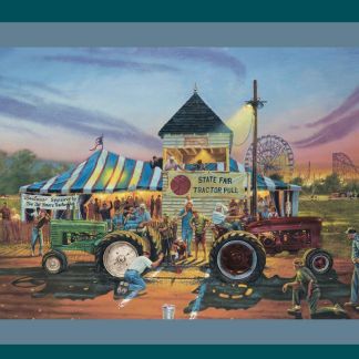 Handmade Tapestry "Farm For Top Honors Tractor Pull”