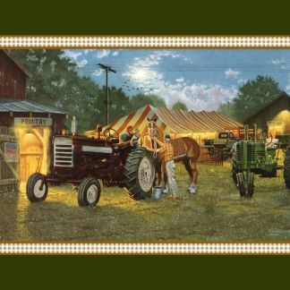 Handmade Tapestry "Farm Horsepower”