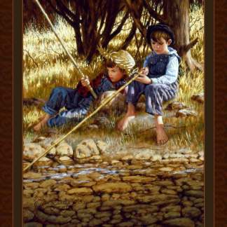 Handmade Tapestry "Fishing Favorite Spot”