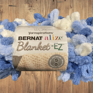 Yarninspirations blanket-Ez “Denim Blues”