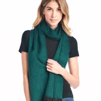 Alpaca Scarf - Emerald