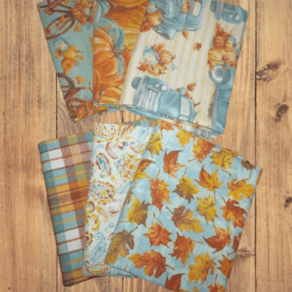 Assorted Pumpkin Please Flat Fold Assortment 18 Yard Bundle Cotton Fabric