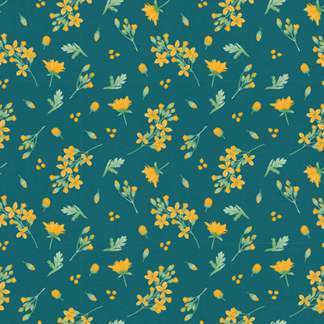 Love Never Fails Digital Ditsy Floral Cotton Fabric