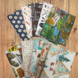 10 Half Yards - Assorted Camping Outdoor Half Yard Bundle