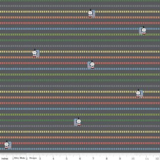 Thomas Friends™ Sodor Railway On the Tracks Cotton Fabric
