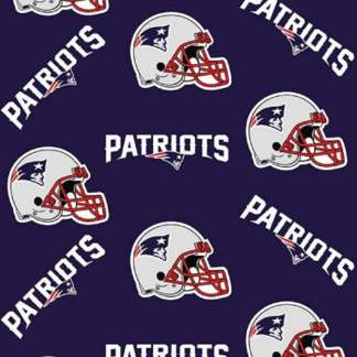 New England Patriots Solid Blue Fleece Fabric