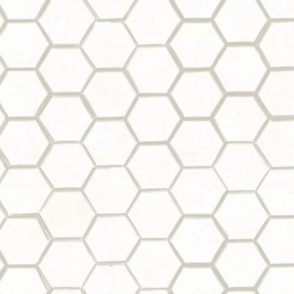 Sunflower Garden Honeycomb White Cotton Fabric