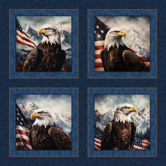 America's Protector Pillow Panel Cotton Fabric