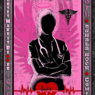 Nurse 24" x 44" Cotton Panel