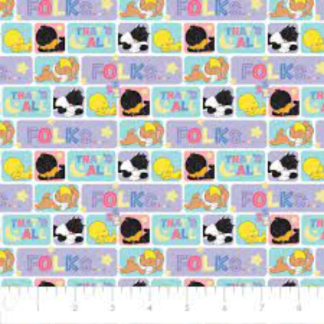 Looney Tunes Sleepy 44" Wide Cotton Fabric