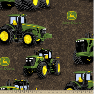 John Deere Proven Power Cotton Fabric