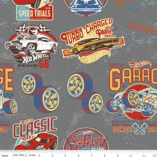 Hot Wheels Classic Main Cast Iron Cotton Fabric