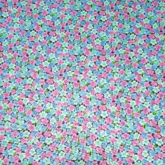 Floral Teal Keepsake Calico Cotton Fabric