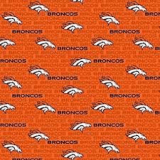Denver Broncos Mini Cotton Fabric