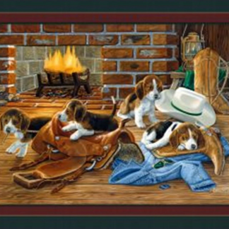 The Wranglers Western Panel Cotton Fabric