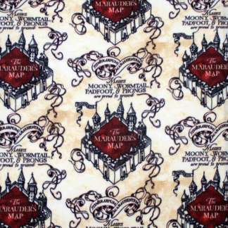 Wizarding World - Marauders Map Fleece Fabric