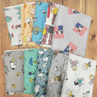 10 Fat Quarters - Assorted Peanuts Fat Quarter Bundle