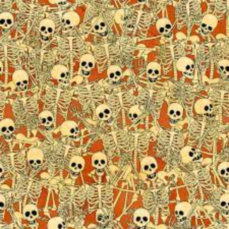 Bone Dance Cotton Fabric