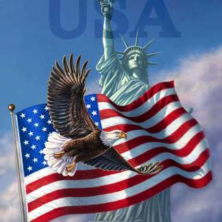Iconic USA (35.5" x 45") Panel Fabric