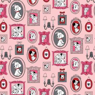 Handmade Blanket, Burp Rag/ Security Blanket, and Bib 101 Dalmatians Family Fram