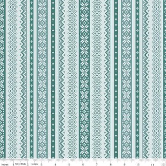 Ski Hill Sweater Powder Cotton Fabric