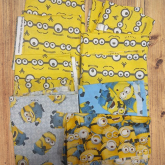 Assorted Minions Fabric - 1 lb Scrap Bundle