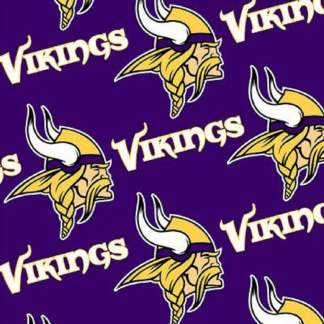 Minnesota Vikings Solid Fleece Fabric