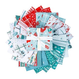 22 Fat Quarters - Assorted Ski Hill Fat Quarter Bundle