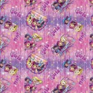 Little Charmers Stripe Cotton Fabric