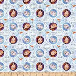 Frozen Frames Cotton Fabric