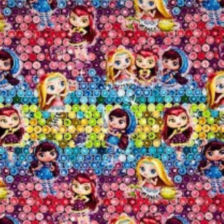 Little Charmers Dots Cotton Fabric