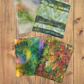 4 Fat Quarters - Assorted Scenic Forest Fat Quarter Bundle