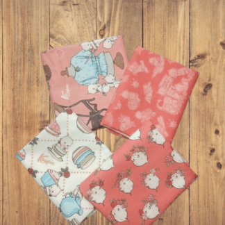4 Fat Quarters - Assorted Kewpie Fat Quarter Bundle