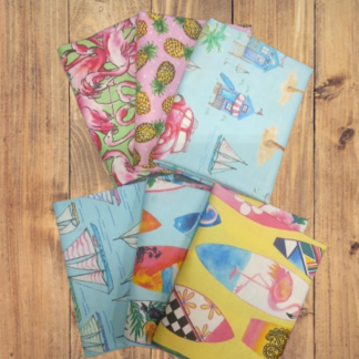 6 Fat Quarters - Assorted Surfside Fat Quarter Bundle