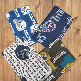 4 Fat Quarters - AFC South NFL Fat Quarter Bundle