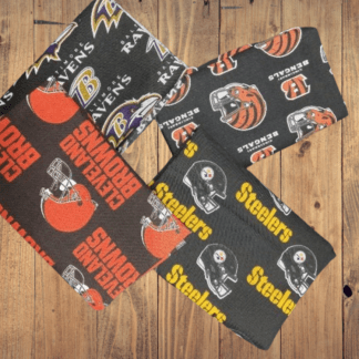 4 Fat Quarters - AFC North NFL Fat Quarter Bundle