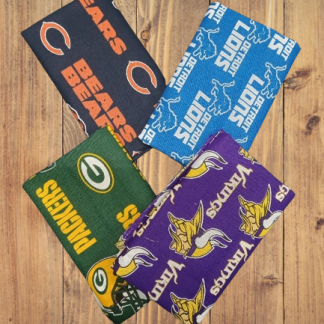 4 Fat Quarters - NFC North NFL Fat Quarter Bundle