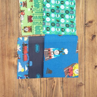 6 Fat Quarters Bundle - All Aboard Thomas And Friends Blue Green Cotton Fat Qu