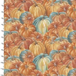 Handmade Placemat Or Table Runner Pumpkin Please Gourd Gather Orange