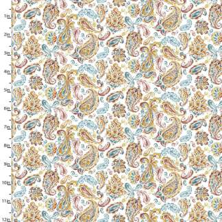 Handmade Placemat Or Table Runner Pumpkin Please Picturesque Paisley