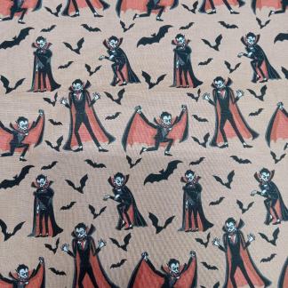 Halloween Vampires Cotton Fabric