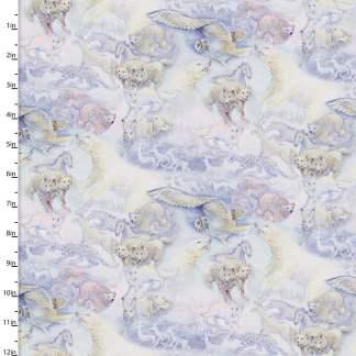 Polar Journey Animal Flight Cotton Fabric