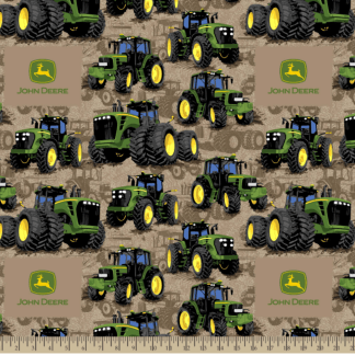 Handmade Placemat Or Table Runner John Deere Tractor Flip Brown